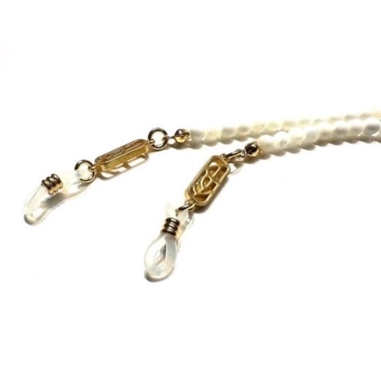 アクセサリー SOSHIOTSUKI Juzu Glasses Chain WHITE