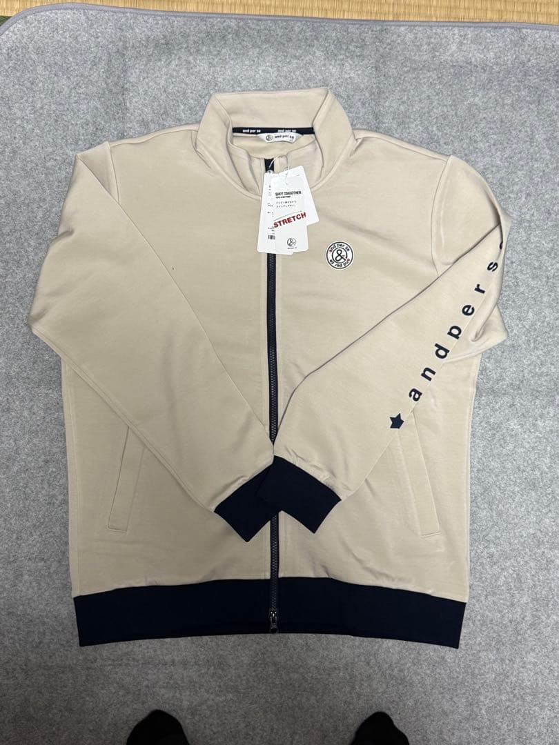 【2/8まで値引•未使用】and per se ストレッチジップアップジャケット