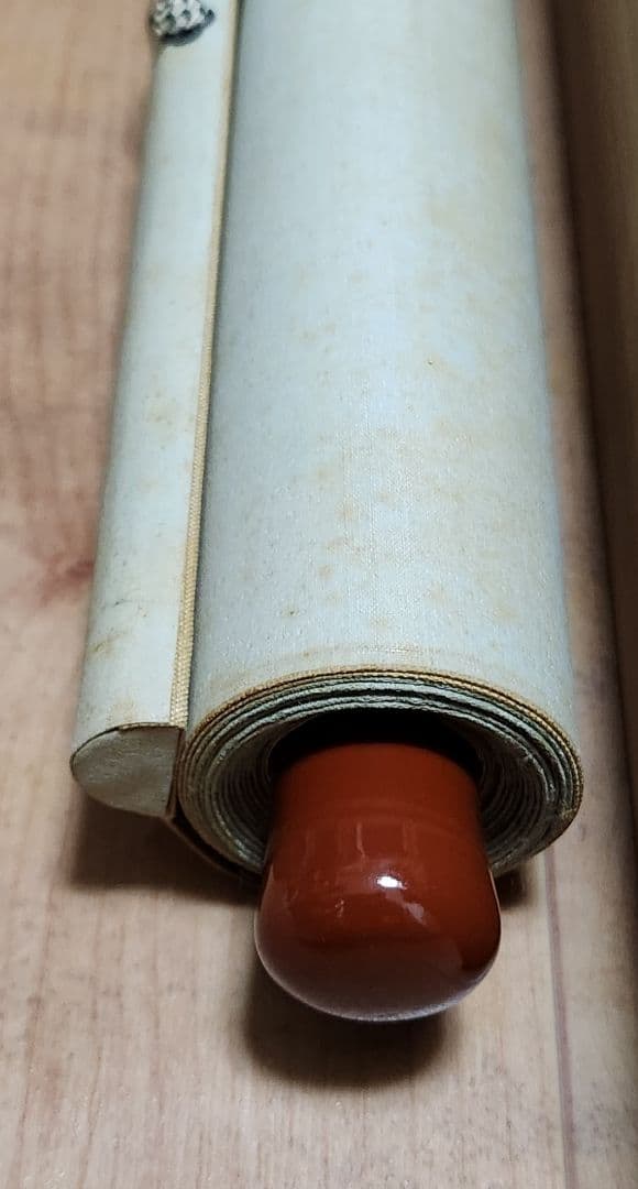 【鮭の寒風干しに鼠】熊田耕風 2673 サケとネズミ 共箱 掛け軸 肉筆