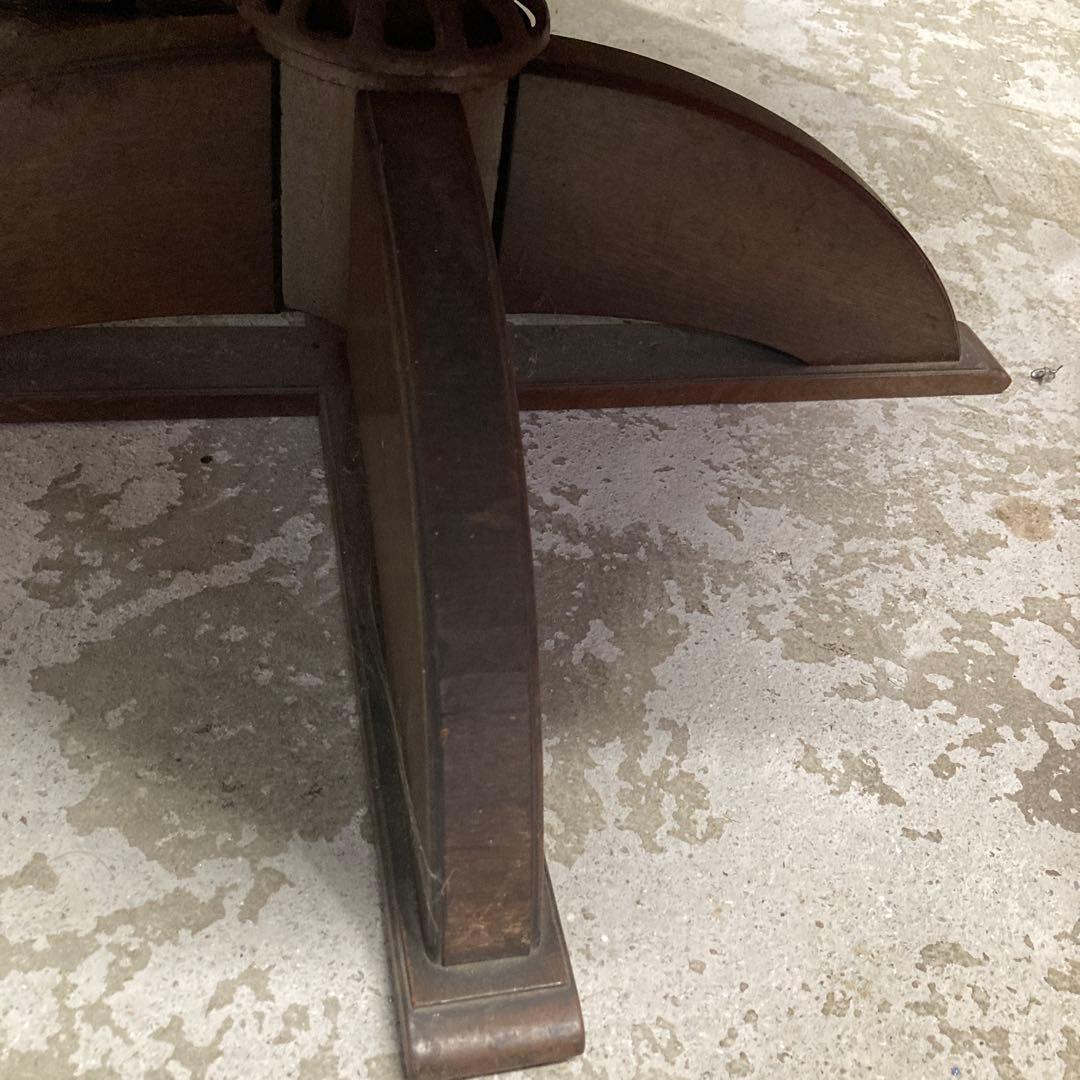 ⭐️アンティークレザー　スタッズ　バーガンディ レザー 1人掛け アームチェア