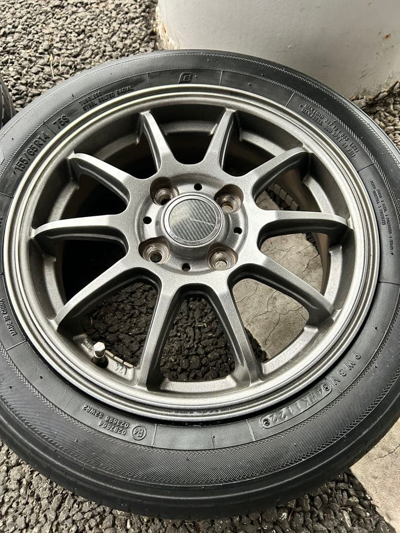 14インチ ブイエモーションホイールセット　タイヤ付