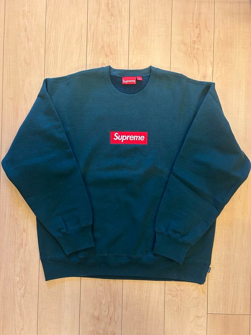 トップス Supreme 22FW Box Logo Crewneck green XL