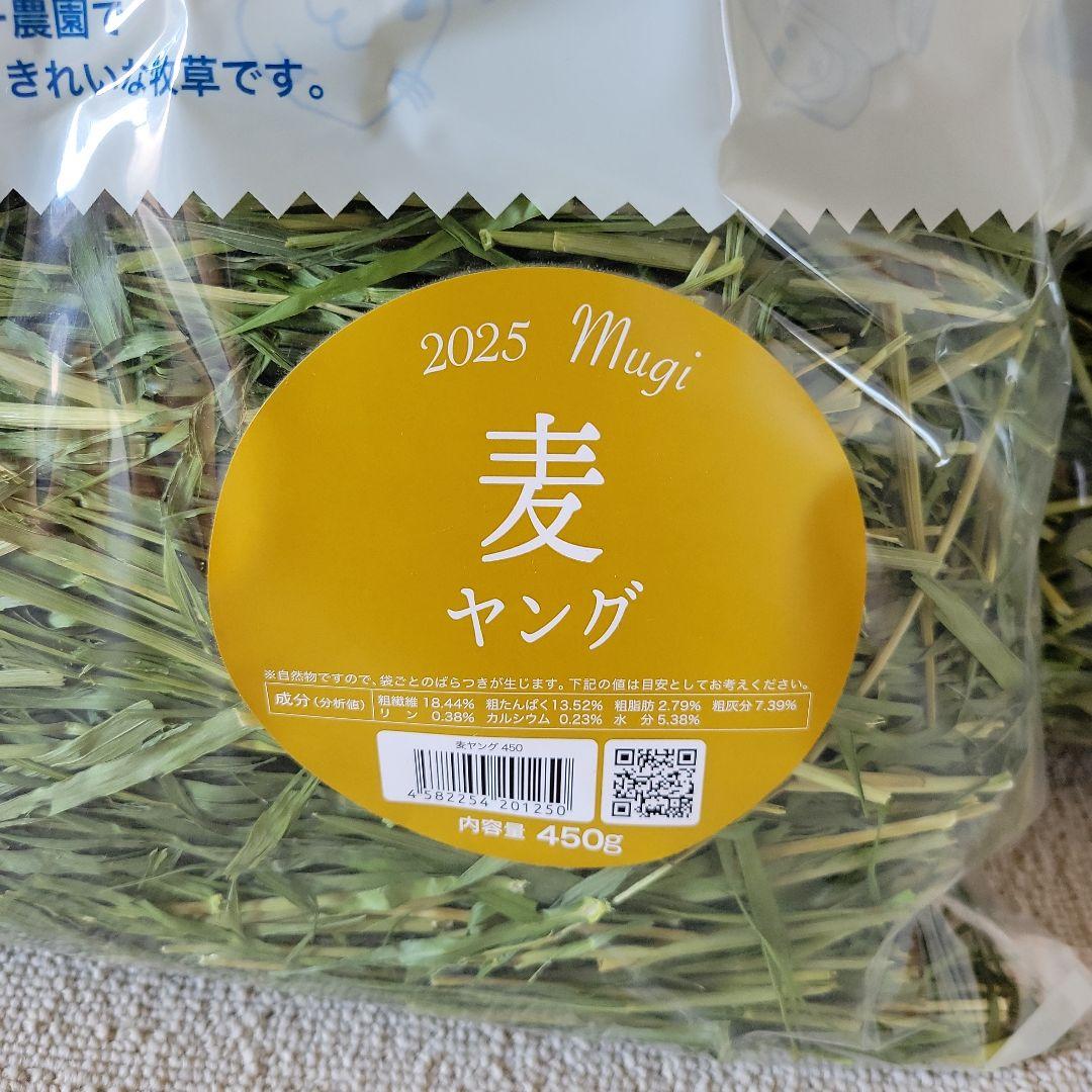 ウーリー　麦ヤング 450g 国内産 2025年