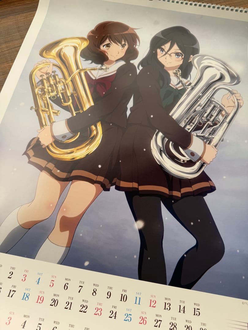 響け!ユーフォニアム 壁掛けカレンダー 2017・2018セット