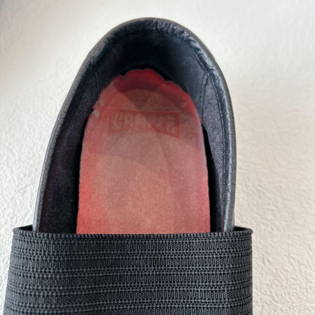 定番✨CAMPER ライトニナ　フラットシューズ　ブラック 36 レザー　黒