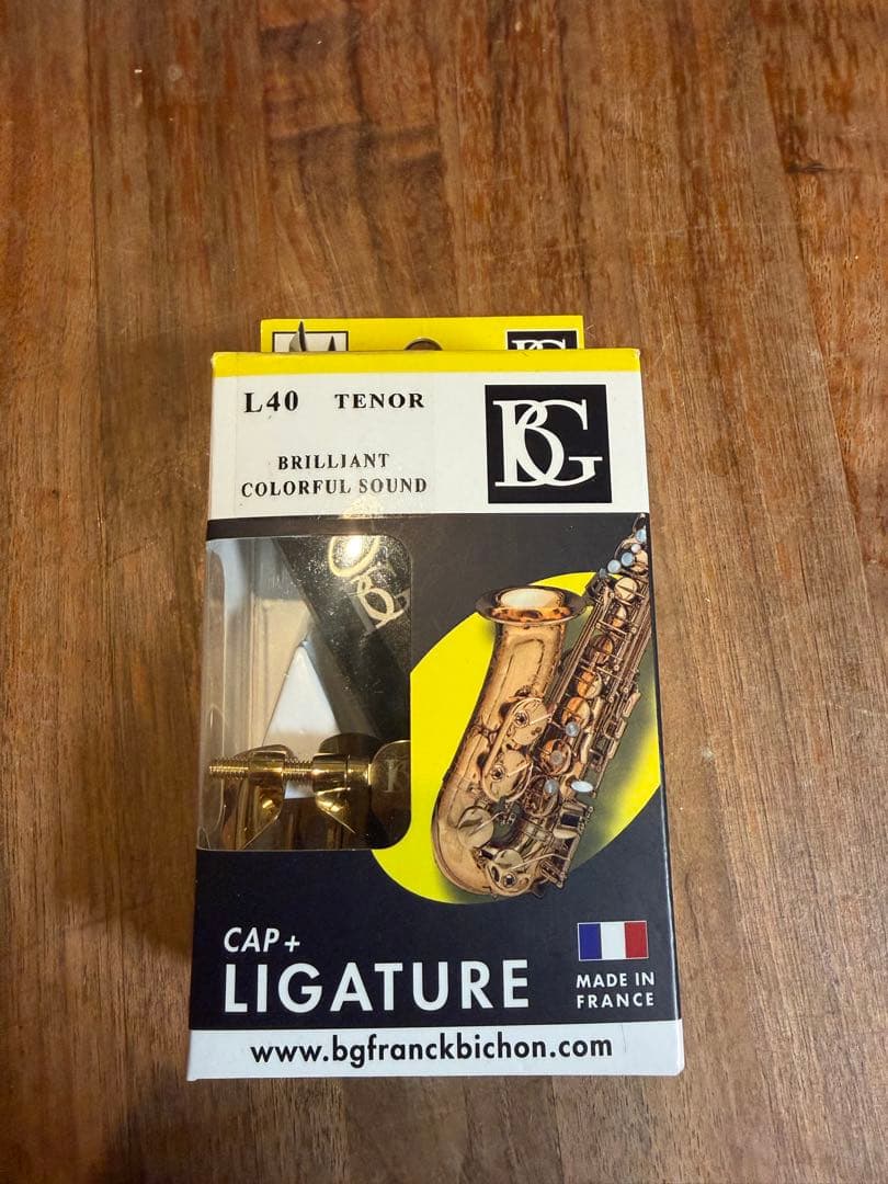 BG L40 テナーサックス リガチャー ゴールドラッカー