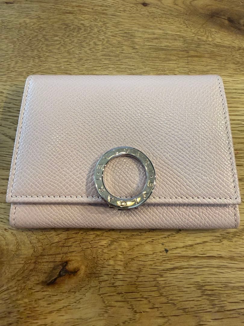 ブルガリ　30421 名刺入れカードケース　ピンク