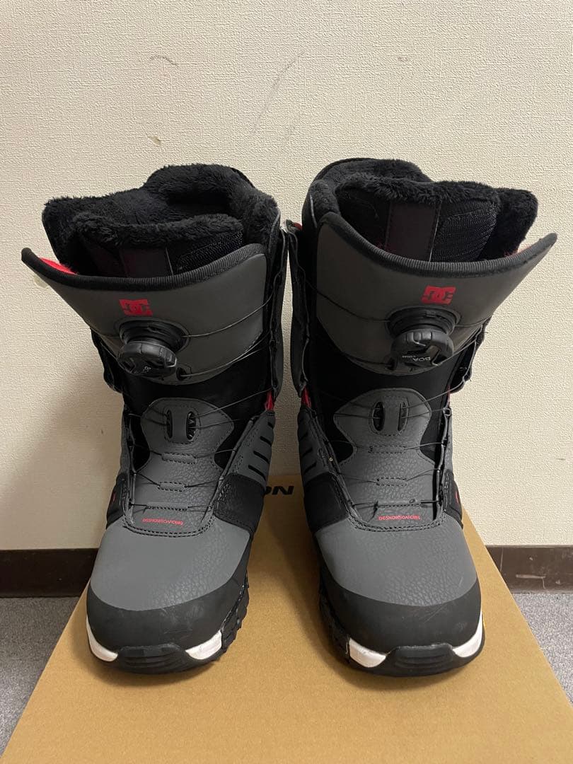 DC JUDGE 2023 スノーボードブーツ グレー/レッド