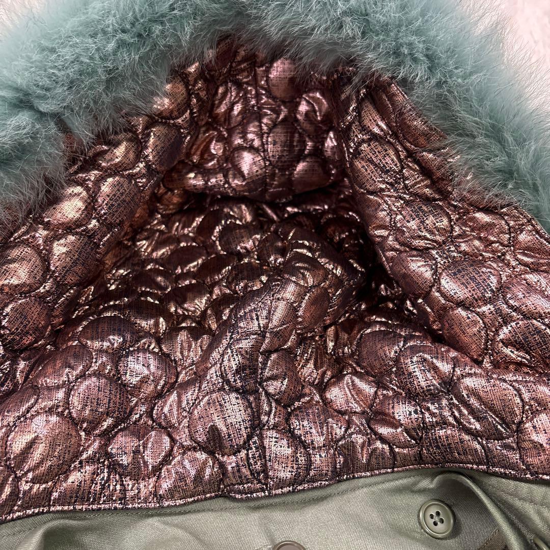 ツモリチサト　モッズコート　アマモール　フォックスファー　キルティングライナー