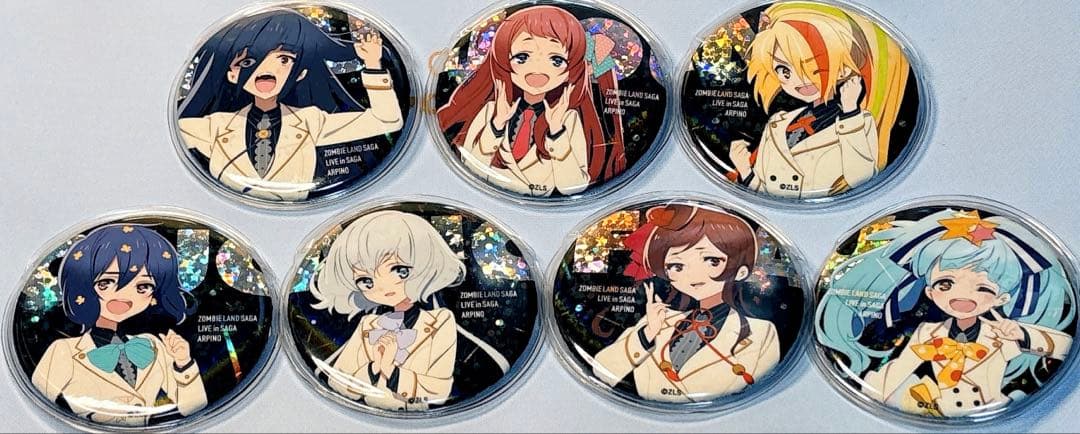 ニ*読様 ゾンビランドサガ ライブ 缶バッジセット