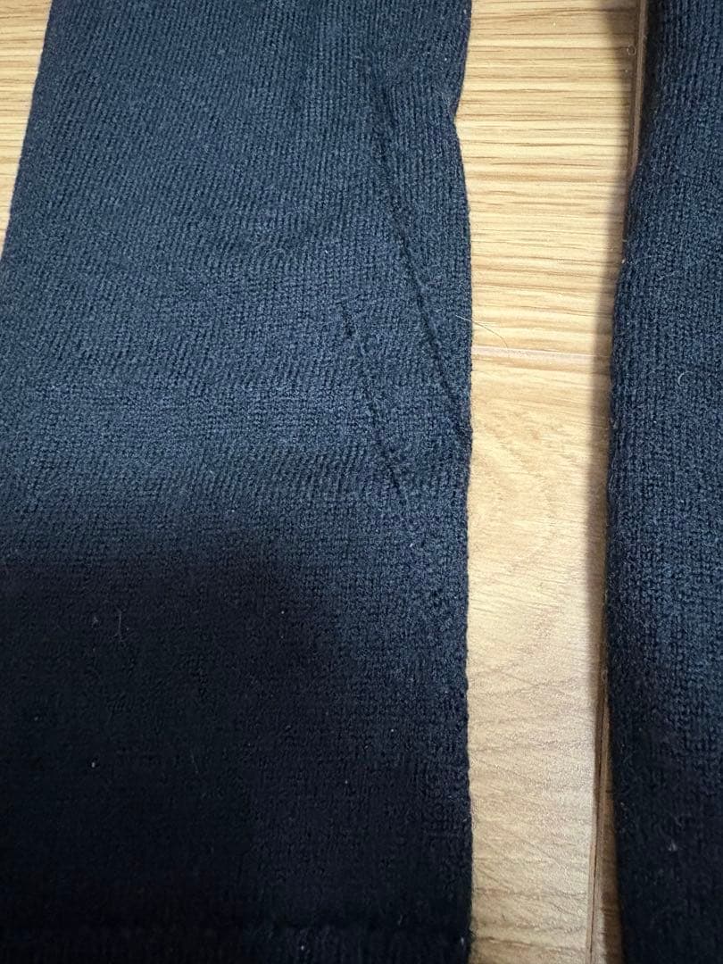 Dior Homme 05AW エディ期 クラッシュニット 爪 XS 黒