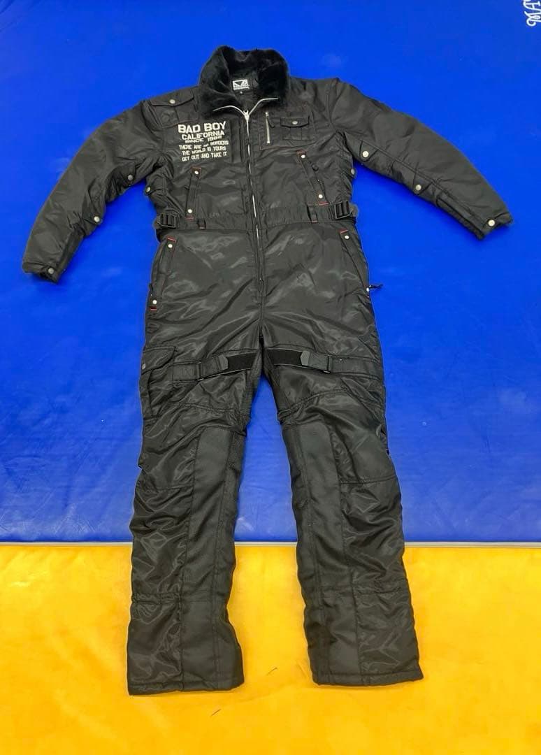 BAD BOY ブラック　フライトジャケット つなぎ