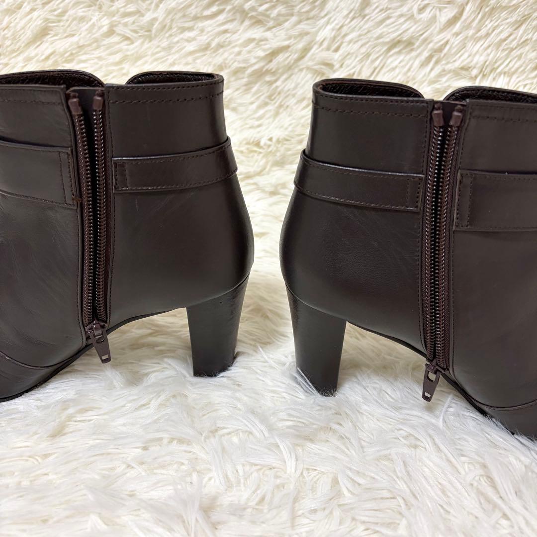未使用品✨DIANA ショートブーツ ベルト ブラウン 日本製 23.5cm