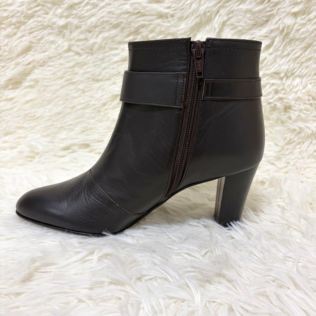 未使用品✨DIANA ショートブーツ ベルト ブラウン 日本製 23.5cm