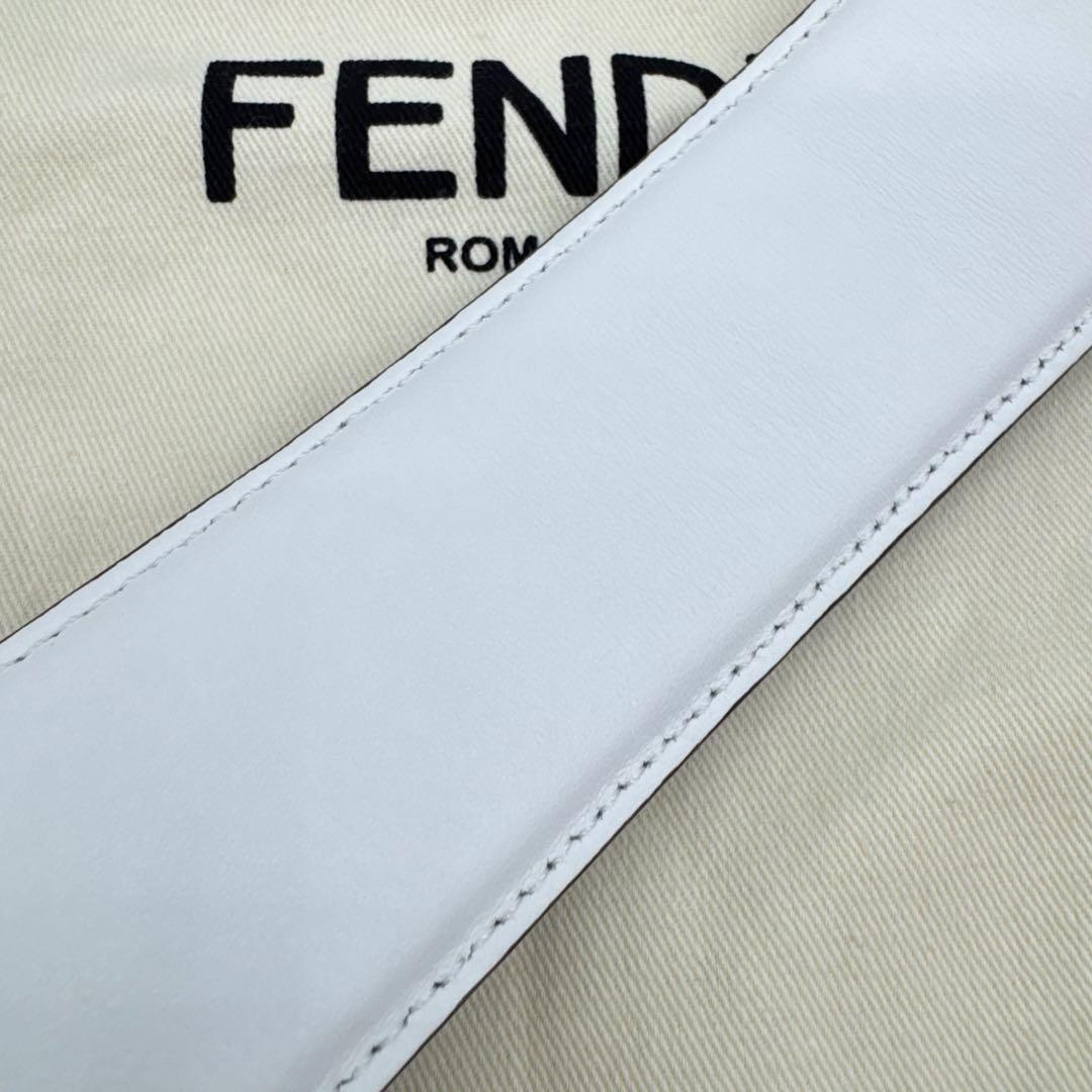 【保管袋付き】FENDI ストラップユー　FILA コラボ　レザー　ハンドル