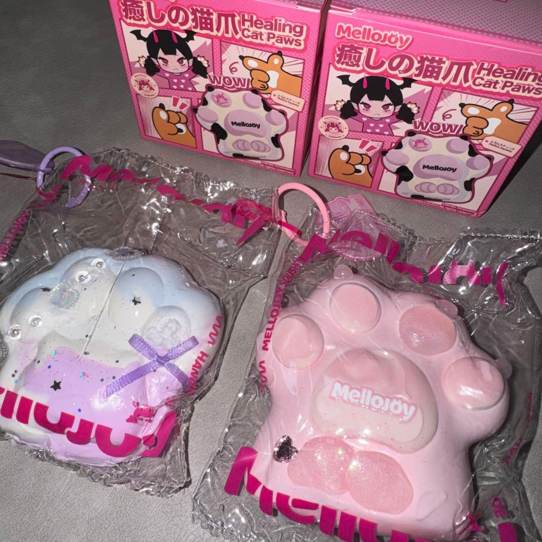 Mellojoy 癒しの猫爪 スクイーズ 2個セット