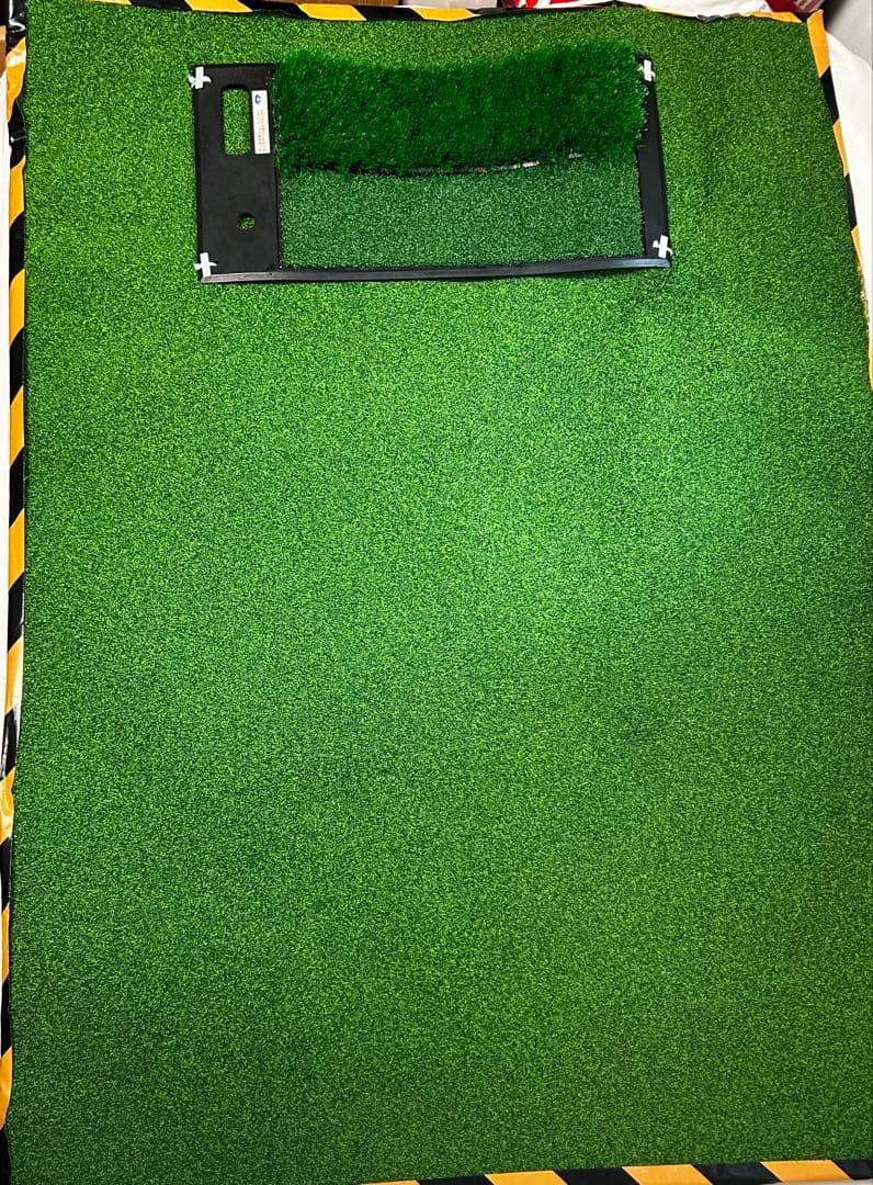 ゴルフ練習用人工芝1.2✖️0.9 マット2Way付き