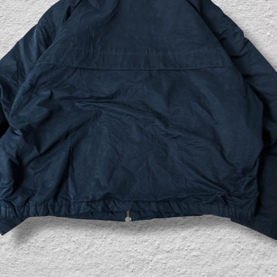 コロンビアウォームアップジャケット90s古着vintageシェルドシンチラ紺XL