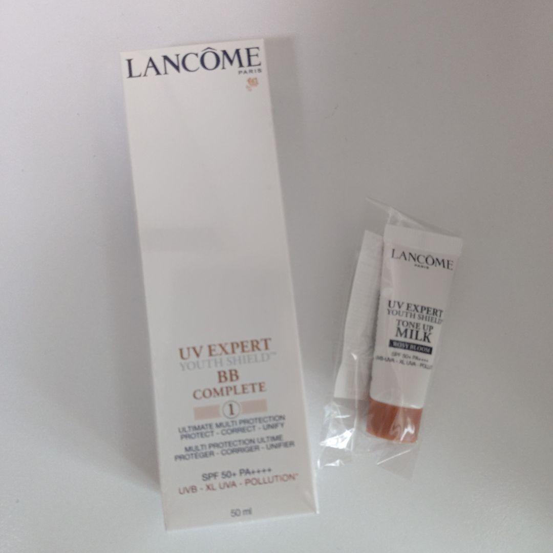 ☆新品未開封☆ランコムUVエクスペールトーンアップBB50ml &ローズサンプル