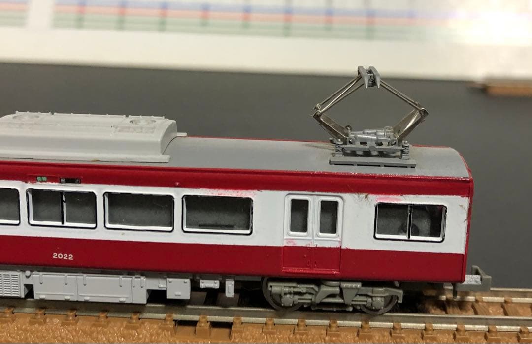 管理番号1634 京急2000形2扉車 Nゲージ未塗装キット組立品4両