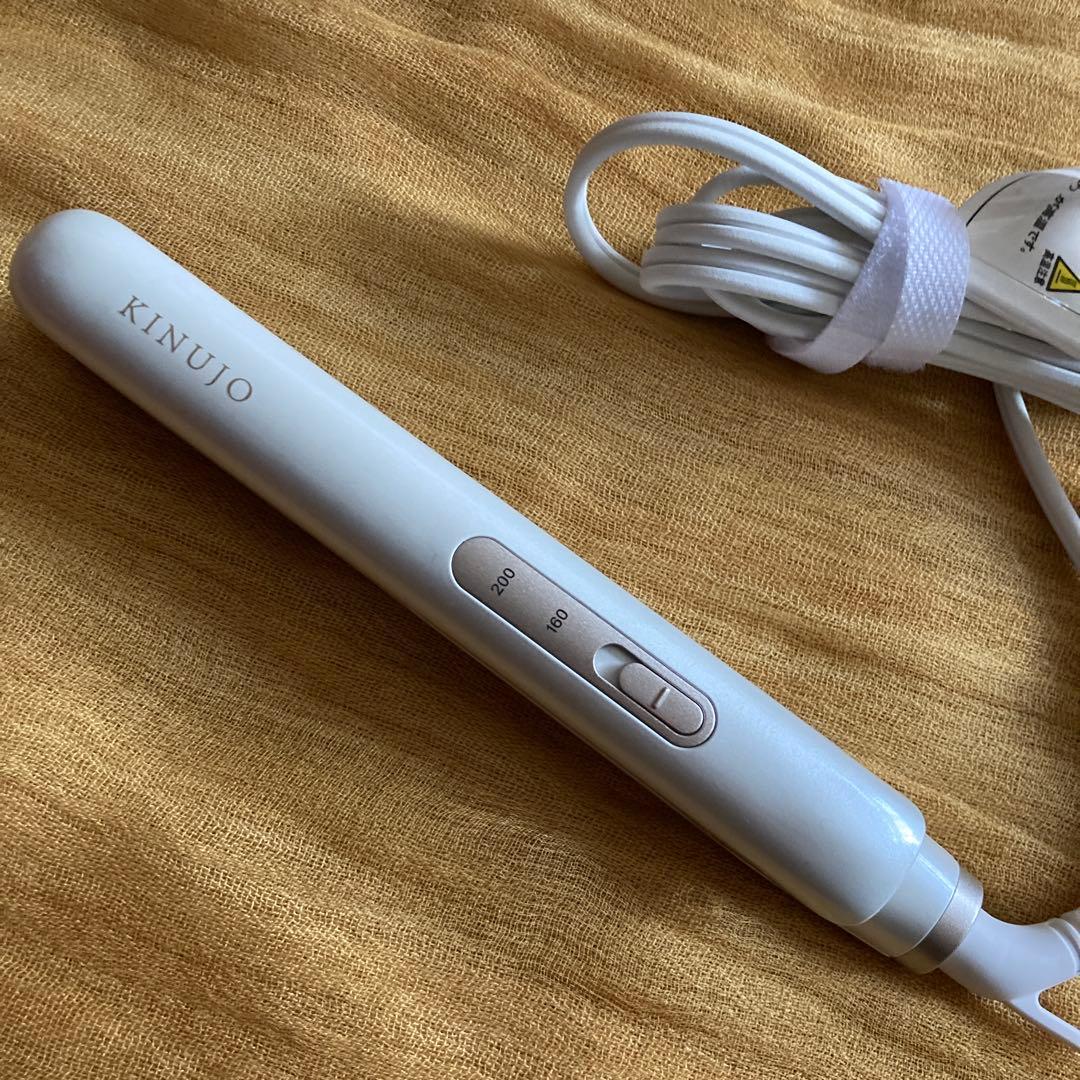 KINUJO ミニストレートヘアアイロン ホワイト