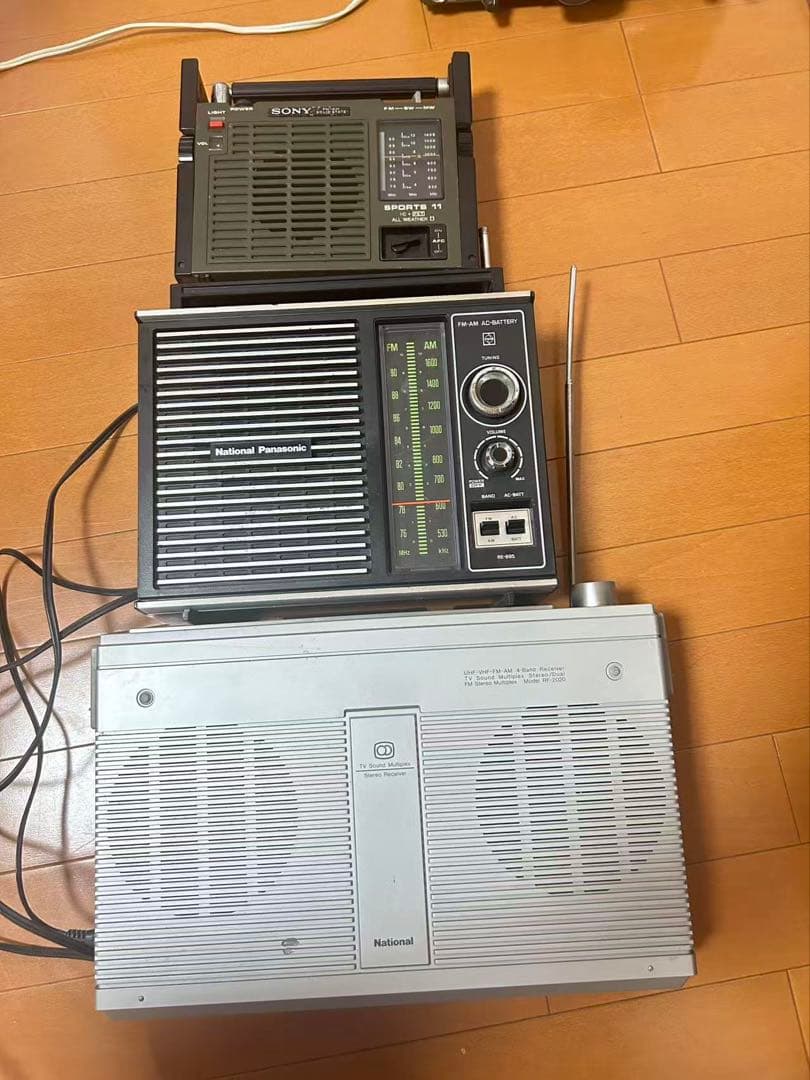 昭和レトロラジカセ3台