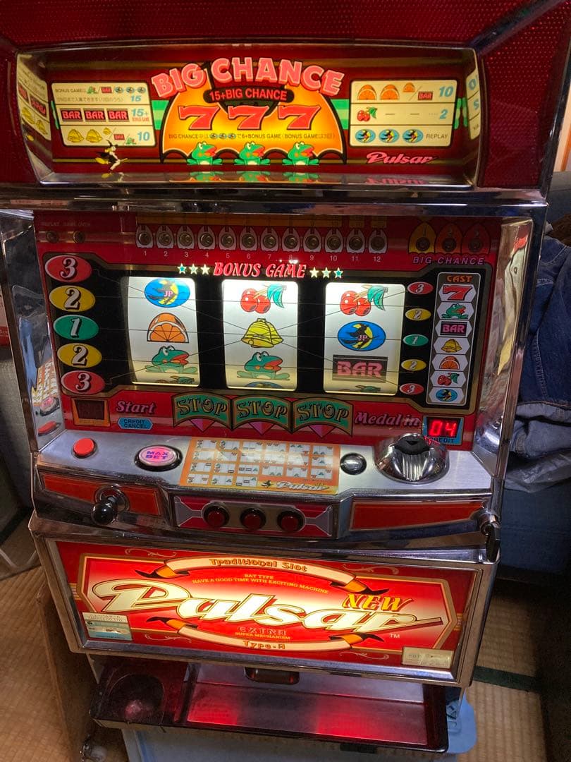 配送可　4号機　山佐　ニューパルサーR パチスロ　実機　スロット