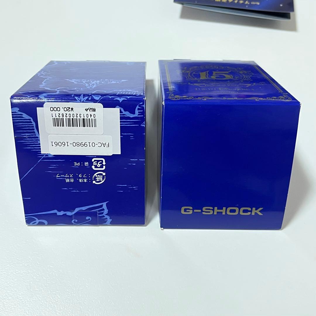 ディズニーシー 15周年 G-SHOCK ホワイト 箱・説明書付 ミッキー