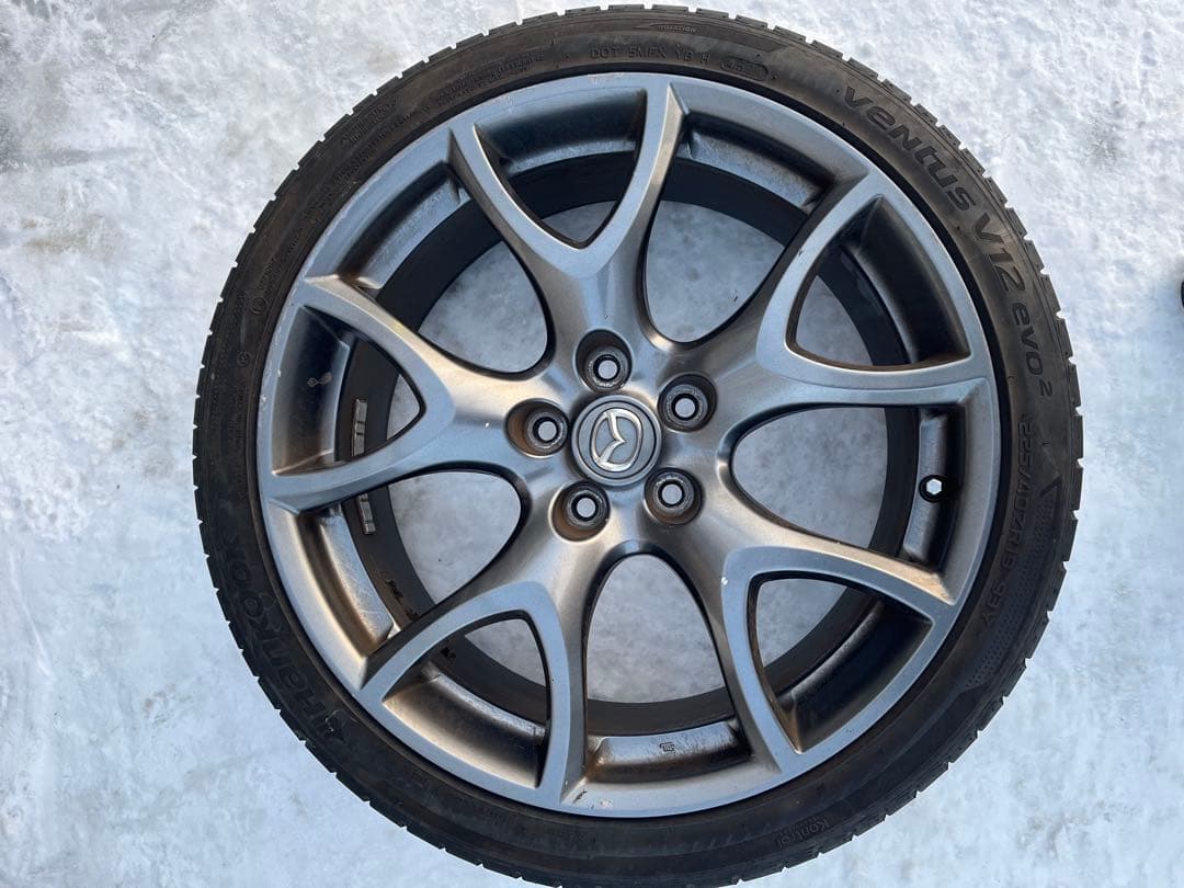 マツダ RX-8 SE3P タイプRS後期 純正 ホイールセット 19インチ