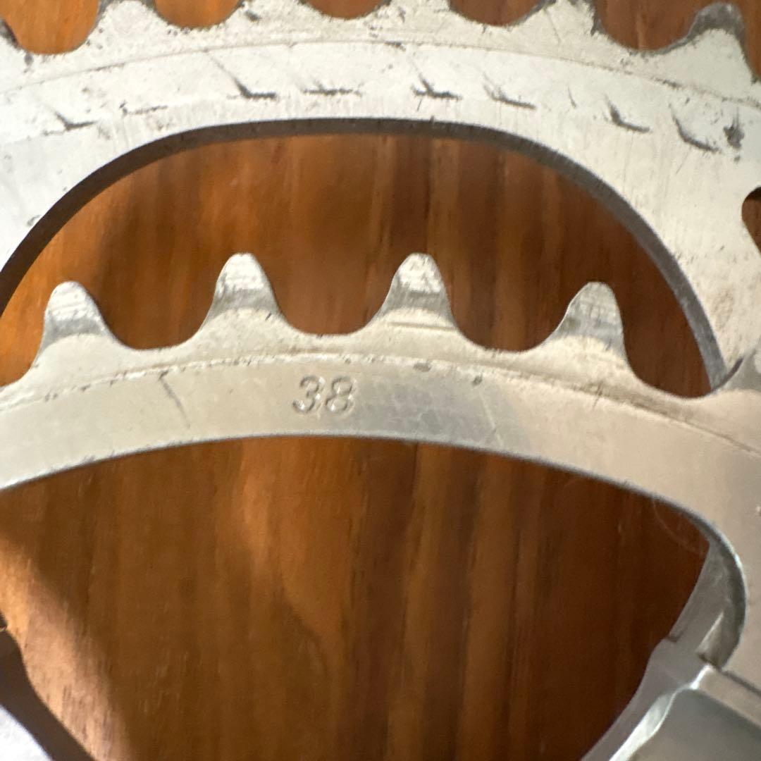 サンツァー　シュパーブプロ　クランクセット 52×38 170mm ボトル付