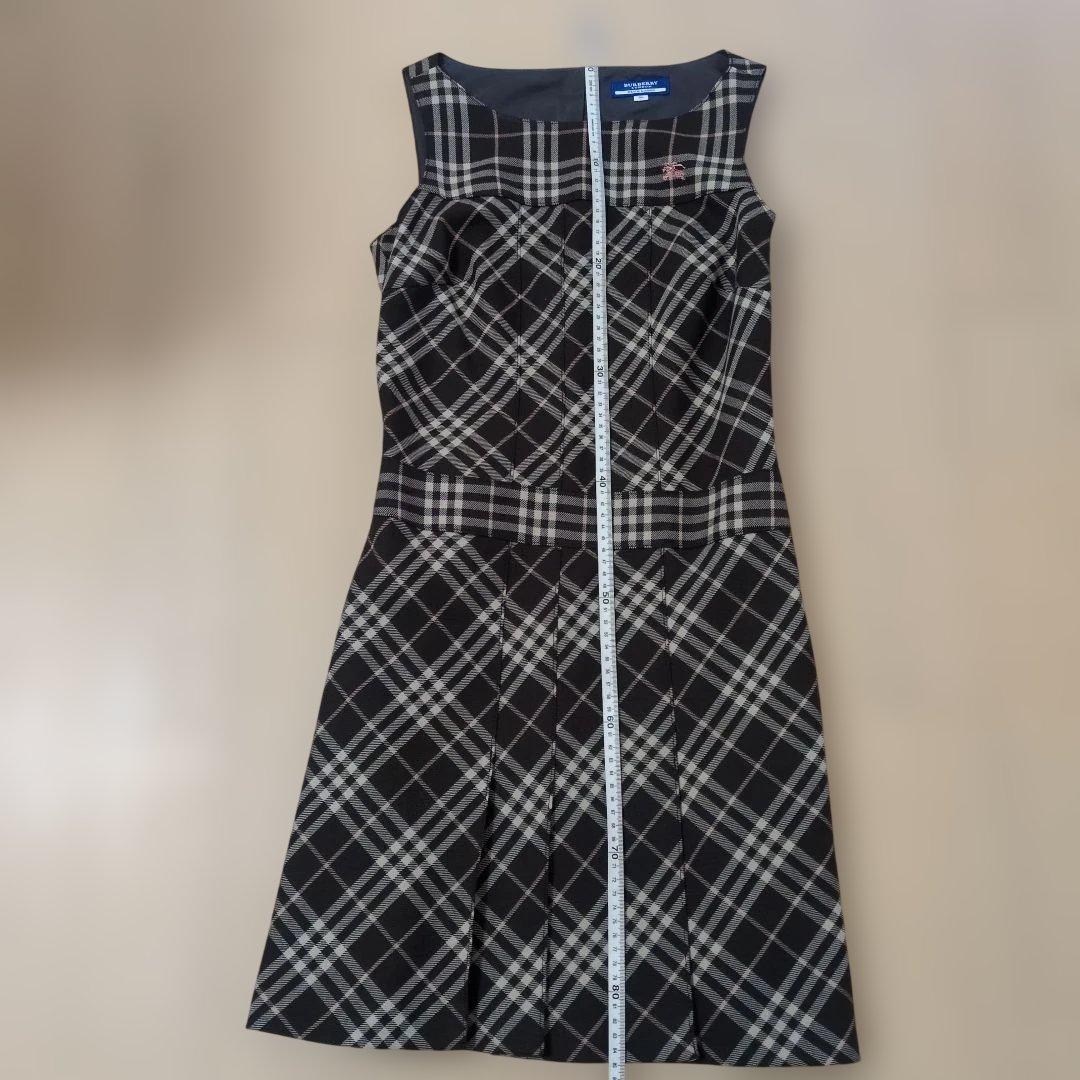 BURBERRY ノースリーブ チェック柄 ワンピース36