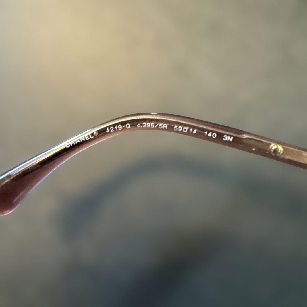 ピンク ラウンド型 サングラス イタリア製