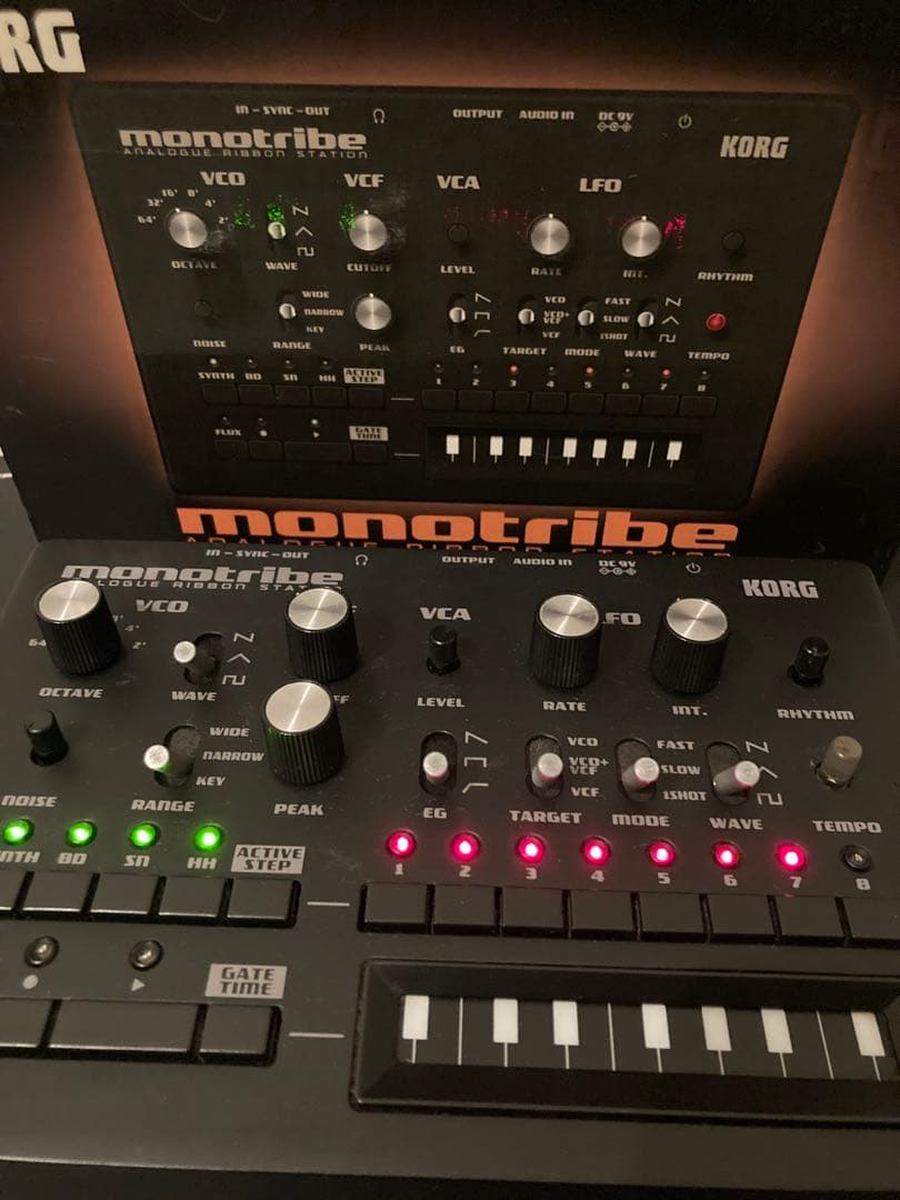 【訳あり】コルグ monotribe アナログシンセ リズムマシン　シーケンサー