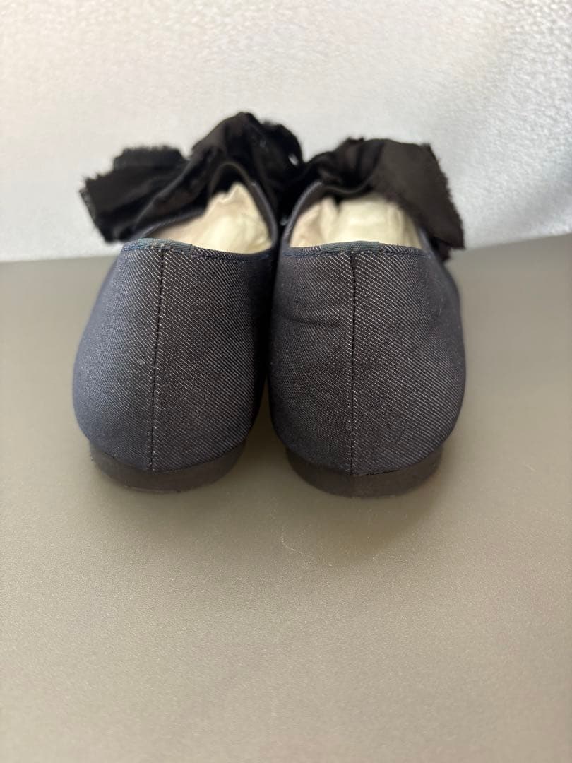 【新品，未使用】LE TALON GRISEサテンリボンバレリーナNo.1639