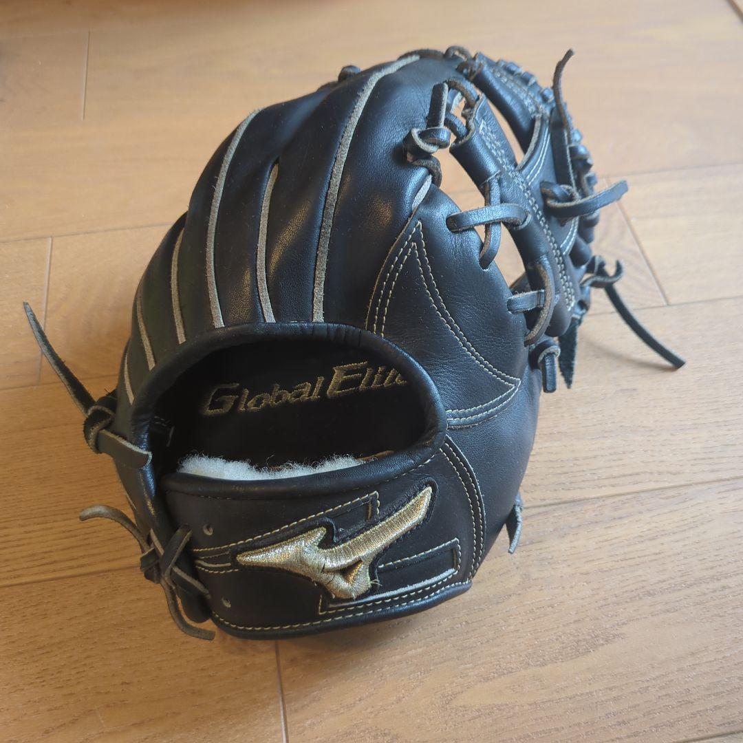 Global Elite 硬式グローブ Dlink NEO 黒 型付け済み
