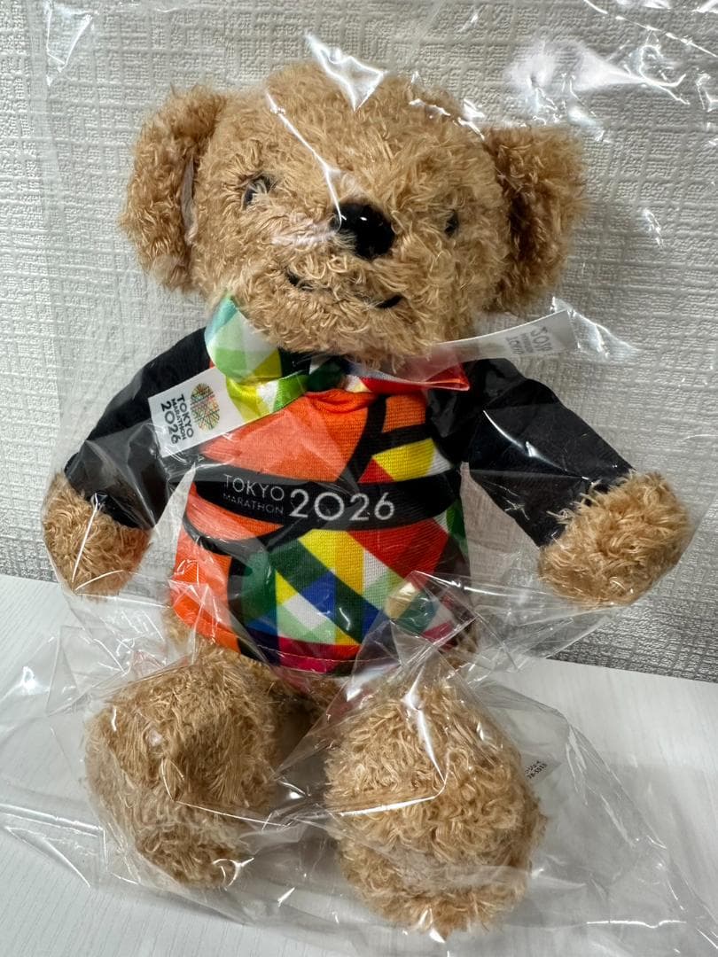 新品 未開封　東京マラソン2026　テディベア　ぬいぐるみ
