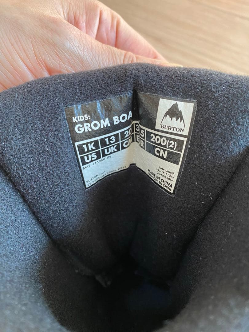 BURTON 子ども用スノーボードブーツ BOAシステム 美品20cm バートン