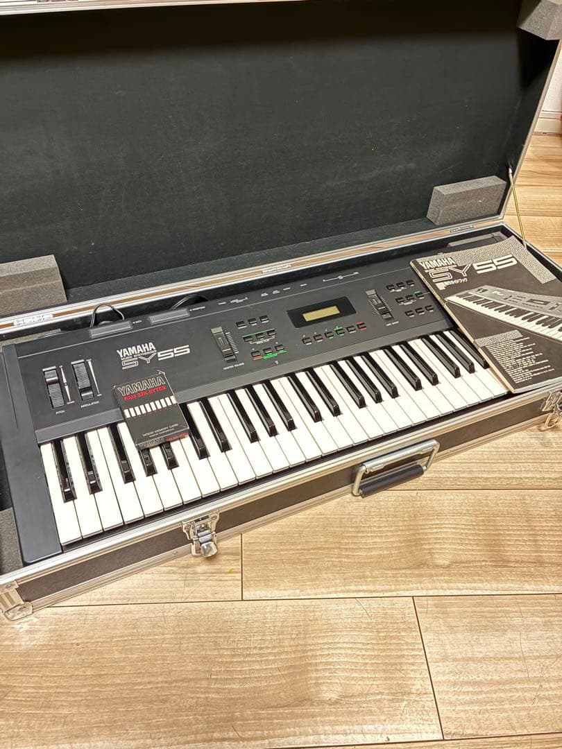 Yamaha SY55 取扱説明書&ケース付き