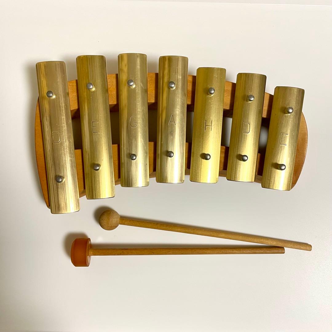 AURIS アウリスグロッケン ペンタトニック 7音 鉄琴 打棒2本付き