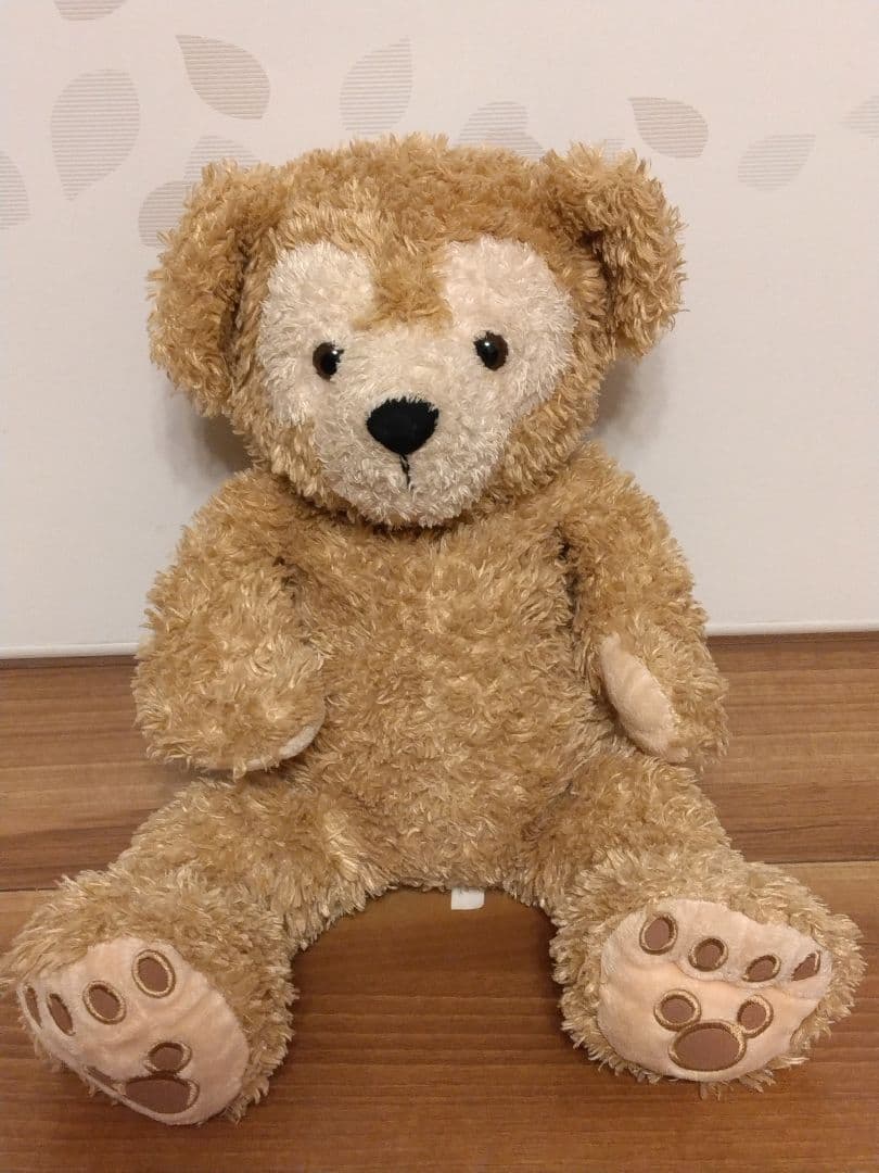 【美品、超レア】初期ダッフィーぬいぐるみ2004～2005購入　ビーズ入り白タグ