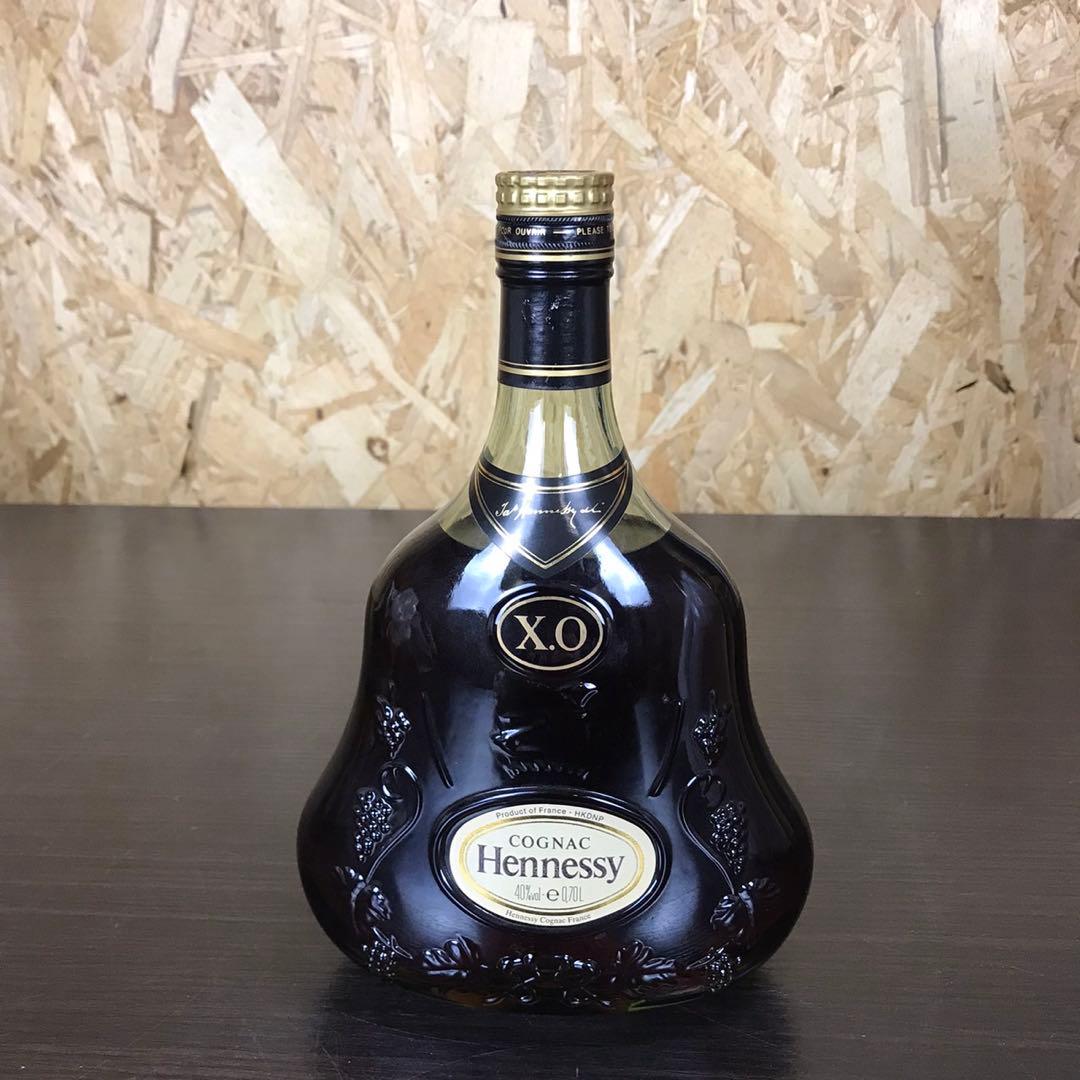 【匿名発送】HennessyヘネシーXO 金キャップ グリーンボトル　古酒