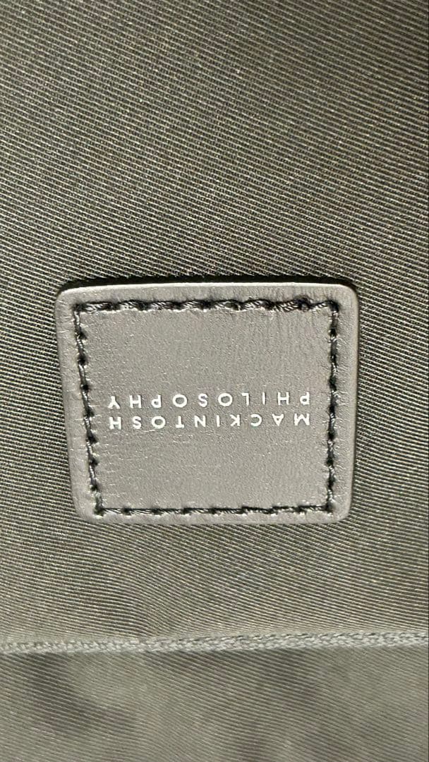 未使用品MACKINTOSH PHILOSOPHYブラック　ショルダー通勤バック