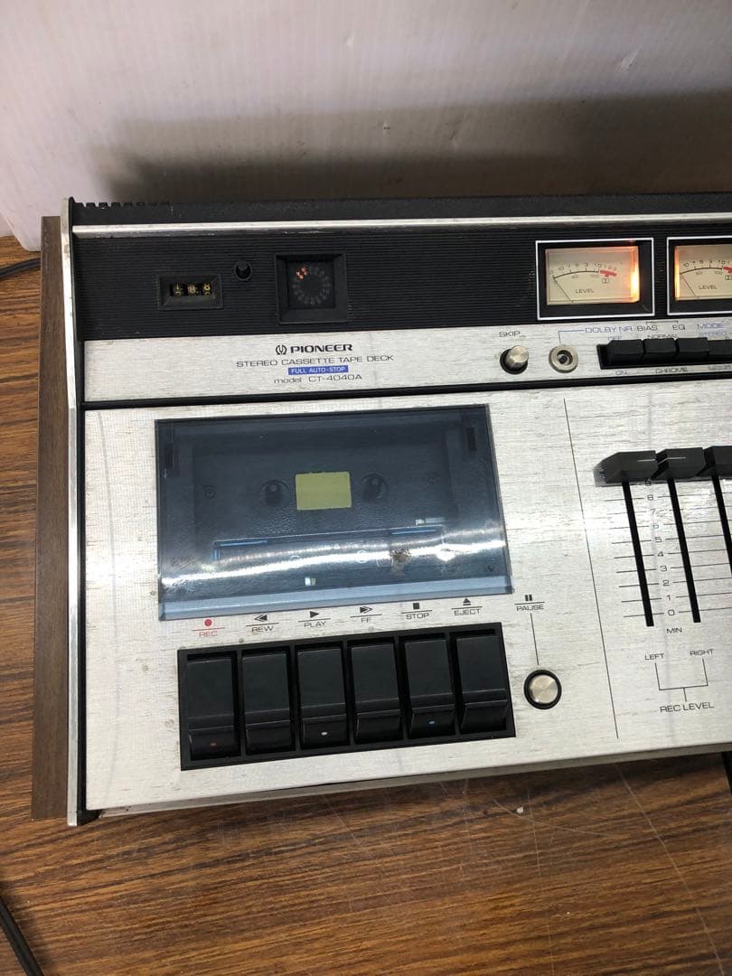 Pioneer CT-4040A カセットデッキ　レトロ