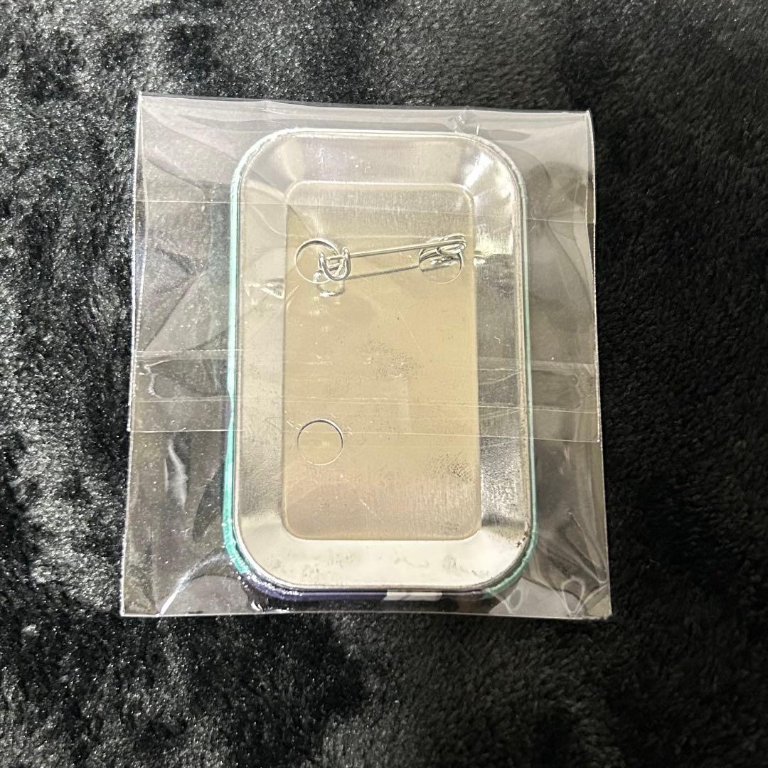 ハイキュー！！ 孤爪研磨 セブンネット スクエア缶バッジ 箔押 し