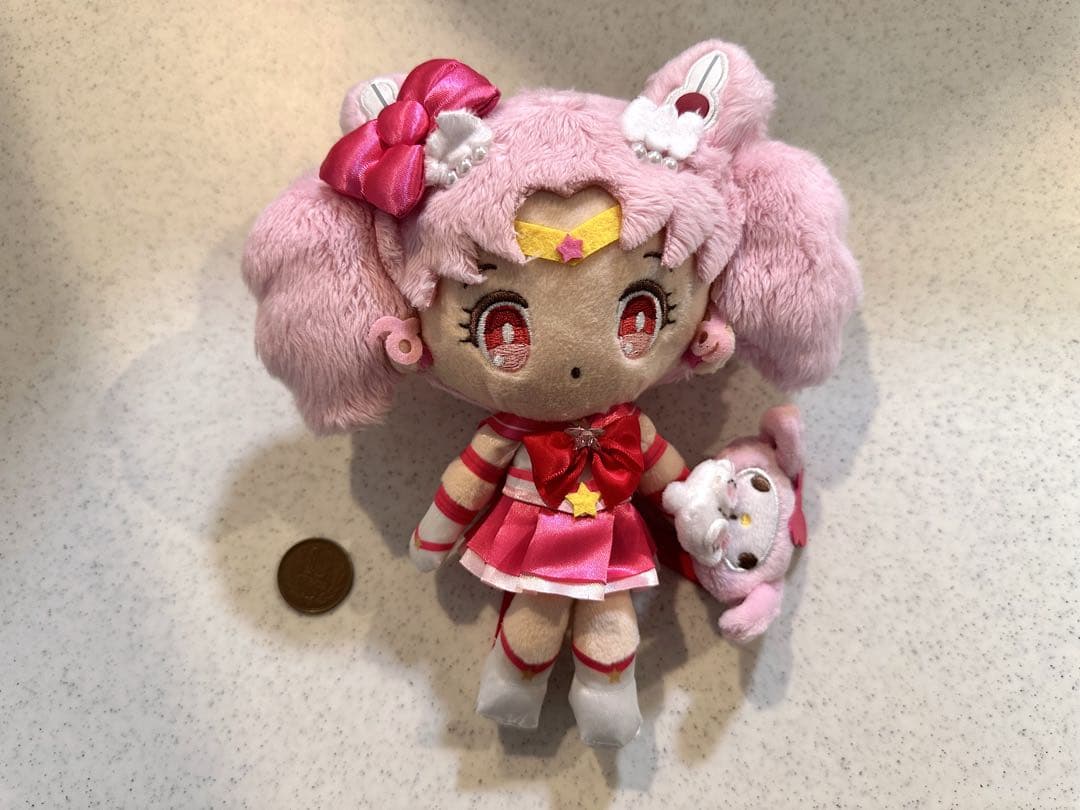 チビムーン＆マイメロ コラボぬいぐるみ