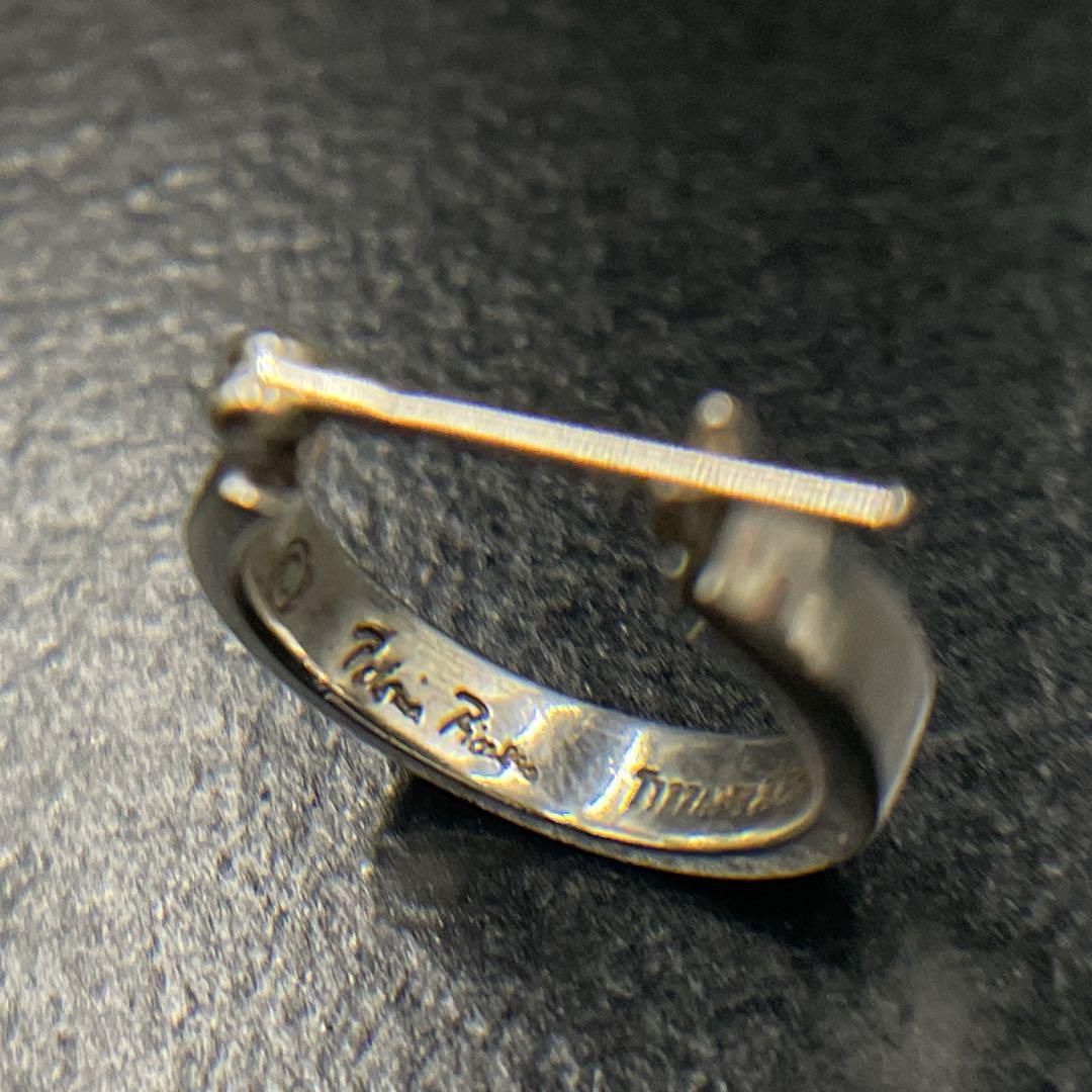 オールド　ティファニー フープピアス　シルバー アーカイブ　片耳　y2k 00s