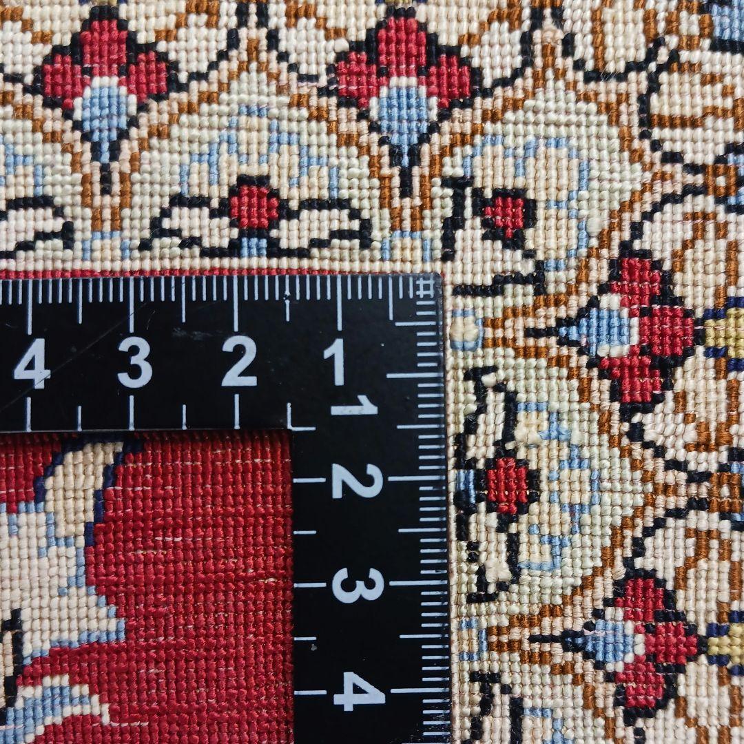 Y2732 トルコ ヘレケ絨毯 シルク100% 手織り100万ノット 額装