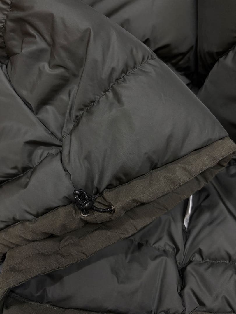 NANGA別注　HINOCリムフード　タキビダウン　カーキ色　XL 美品