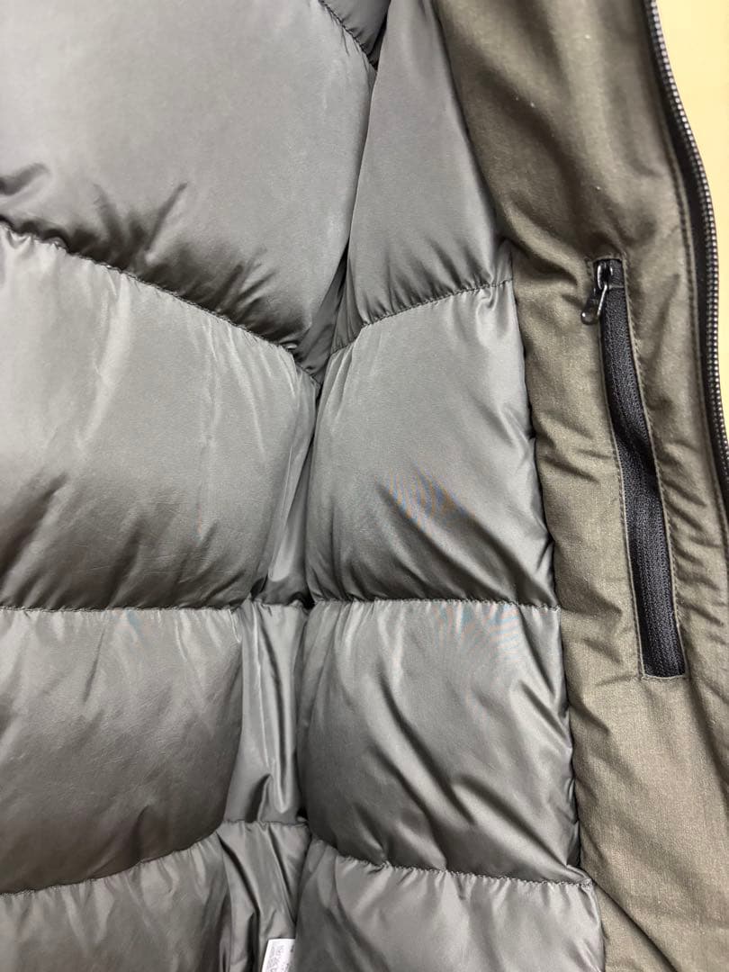 NANGA別注　HINOCリムフード　タキビダウン　カーキ色　XL 美品