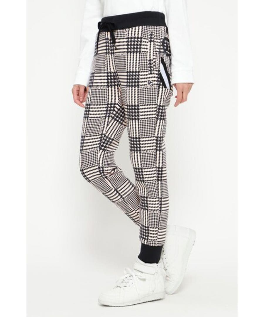 PEARLY GATES NOモノフィラエアクッション ダンボールニットパンツ